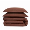 Brooklyn Loom 3pc King Flax Linen Comforter Set Brown - 3 of 4