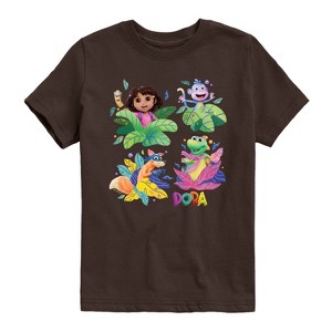 Boys' - Dora the Explorer - Swiper, Isa, And Boots Short Sleeve Graphic T-Shirt - 1 of 3