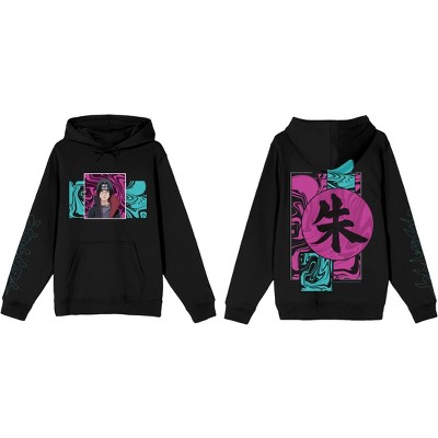 Naruto Shippuden Itachi Paint Background Men's Black Sweatshirt : Target