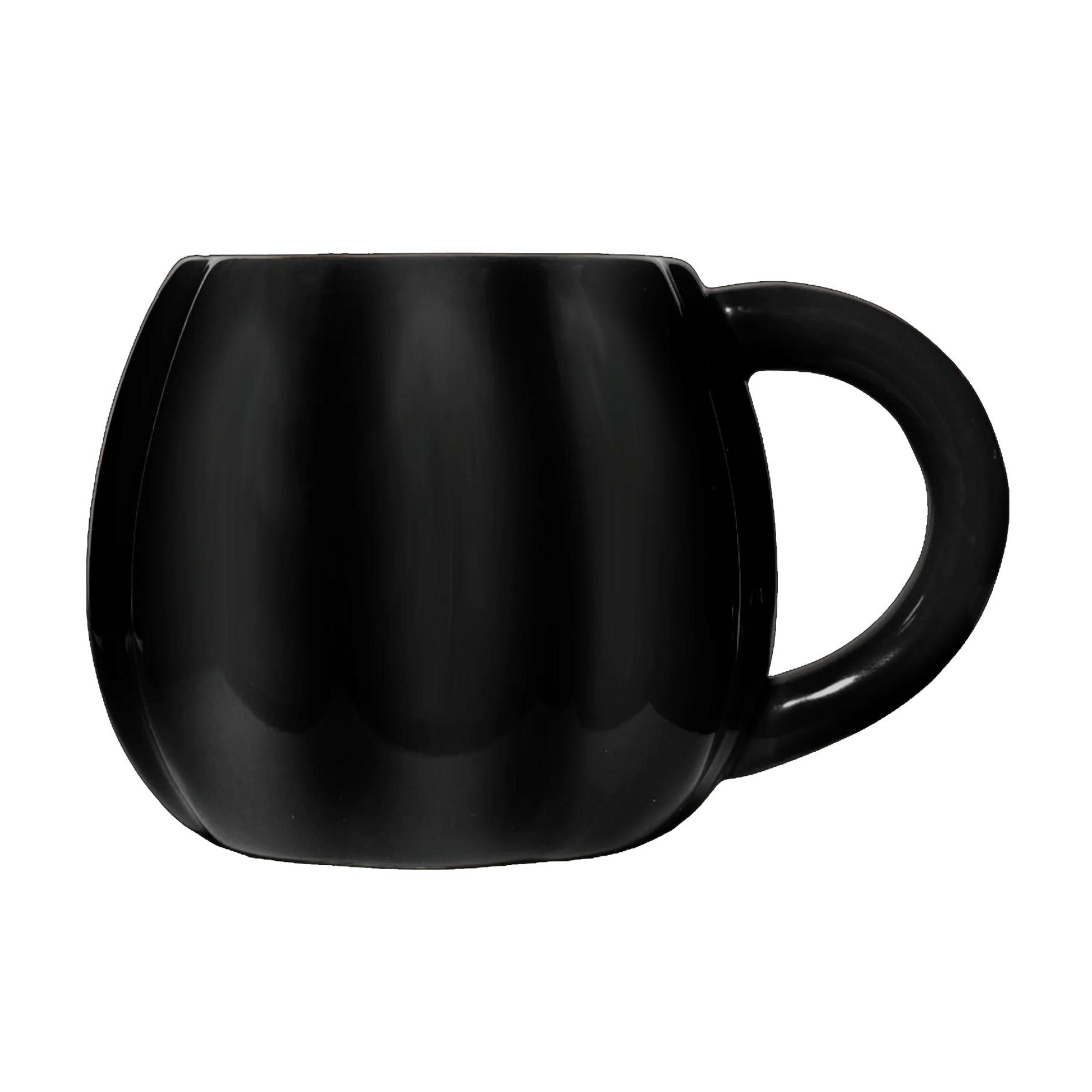 Sweet Water Decor Black Pumpkin Figurine Mug - 19oz