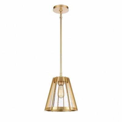 Elk Home Open Louvers 1 - Light Pendant in  Champagne Gold