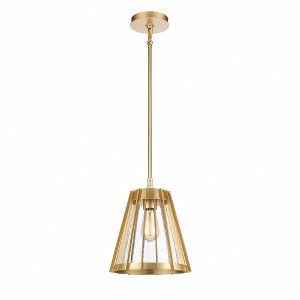 Elk Home Open Louvers 1 - Light Pendant in  Champagne Gold - 1 of 4
