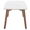 Karina Rectangular Coffee Tabl - White Ceramic Faux Marble/Wa - Safavieh - 4 of 4