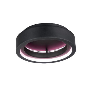 ET2 Lighting iCorona WiZ 1 - Light Flush Mount in  Black - 1 of 1