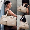 Luupatchy Carry On Weekender Backpack With Shoe Compartment, For Travel, Gym，Fishing, Travel Duffle Bag For Women, Men - 3 of 4