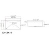 Coucheta Undermount Single Bowl Kitchen Sink, 16 Gauge Stainless Steel with Accessories, Easy Drainage, Low Noise, Brushed Finish - 2 of 4