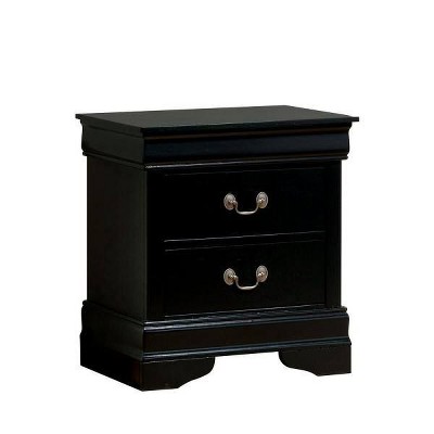 NicBex 15.75 inch Wide Nightstand with 2 Drawers,Side Table with Large Storage Space and Bracket Feet,Bedside Table for Bedroom,Living Room