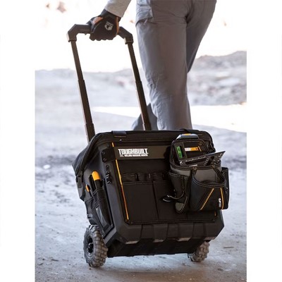 XXL Black Heavy Duty Rolling Tool Bag with Waterproof Base