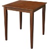 International Concepts Solid Wood Top Table - 2 of 4