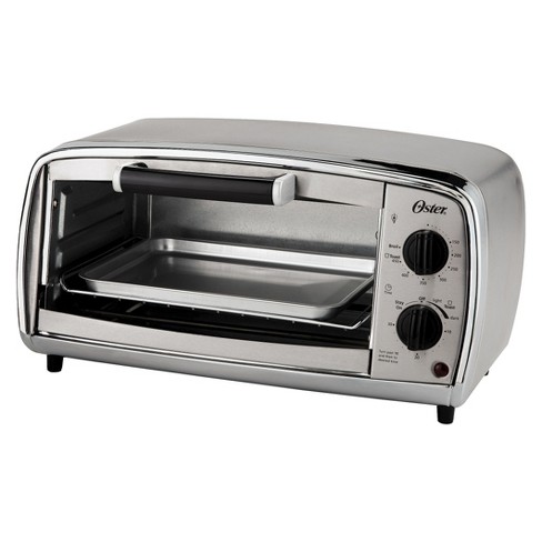 Oster 4 Slice Toaster Oven Stainless Steel Tssttvvgs1 Target