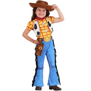 HalloweenCostumes.com Pixar Toy Story Girl's Toddler Woody Costume | Disney Costumes - 1 of 4