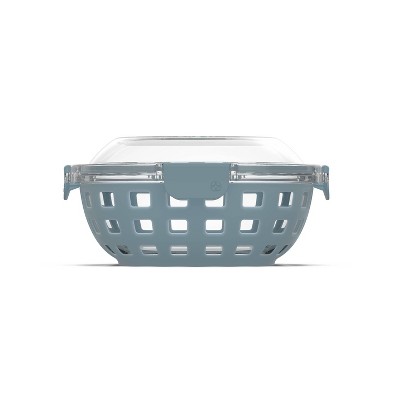 Ello 5 Cup Glass Lunch Bowl - Gray