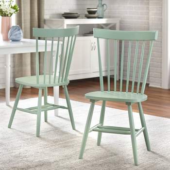 Set of 2 Venice High Back Contemporary Windsor Dining Chairs - Buylateral