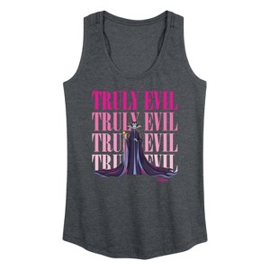 Women's - Disney Villains - Truly Evil Maleficent Graphic Racerback Tank - 1 of 4