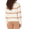 Women's Raglan Sleeve Novelty Stitch Strope Sweater - Democracy - 3 of 4