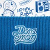 Doraemon Character Art White & Blue Ribbed Knit Beanie - 3 of 4