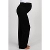 PinkBlush Black Foldover Maternity Lounge Pants - 3 of 4