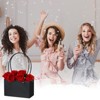 Unique Bargains Wedding Party Paper Flower Gift Bags with Handle 12 Pcs - 3 of 4