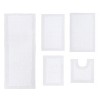 Home Weavers Luxury Collection 100% Cotton Tufted Bathroom Rug Set, Non-Slip Latex Bath Rug Set - 2 of 4