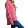 Women's Mineral Wash Cotton Gauze Button Down Shirt - umgee - 3 of 4