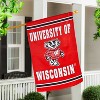 Embossed Suede, University of Wisconsin-Madison Double Sided Indoor Outdoor Decor 18" x 12.5" - 3 of 4