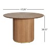 Christopher Knight Home Blythe 47.25" Wooden Round Pedestal Dining Table - 3 of 4