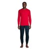 Lands' End Men's Knit Rib Crewneck Pajama Shirt - 4 of 4