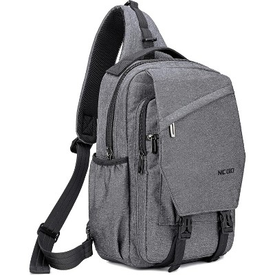 Paaaawaters Sling Bag Backpack, 13.3'' 14.1'' Laptop Bag Crossbody Shoulder Chest Backpacks Travel Outdoors