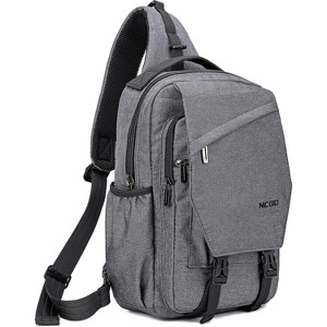 Paaaawaters Sling Bag Backpack, 13.3'' 14.1'' Laptop Bag Crossbody Shoulder Chest Backpacks Travel Outdoors - 1 of 4