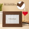 Folkulture Picture Frames 5" x 7" Wooden Picture Frame or Photo Frames for Wall or Poster Frame, Photo Wall Display Gifts for Women (Curvy Tales) - 4 of 4