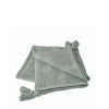 50" X 60"  Woven Cotton Throw Blanket with Tassels - 4 of 4