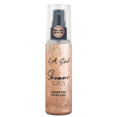 Who loves to sparkle? I used rose gold shimmer setting spray from