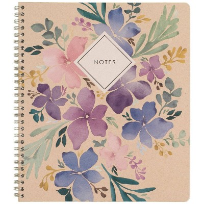 Cambridge 160pg Ruled Notebook 9.875&#34;x8.75&#34; Floral_7