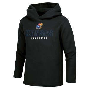 NCAA Kansas Jayhawks Boys' Fleece Hooded Sweatshirt - 1 of 3