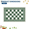 COZONY Machine Washable Boho Faux Wool Low Pile Area Rug - 4 of 4