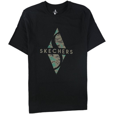 Skechers Mens Camo Diamond Graphic T-Shirt