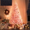 Yaheetech Pre-lit Flocked Artificial Christmas Tree Snow Frosted Christmas Tree - 2 of 4