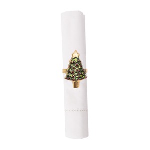 C&F Home Painted Tree Napkin Ring Set of 6 - 1 of 3