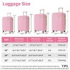 4 Piece Carry On Luggage Set,Expandable Lightweight Suitcases with Spinner Wheels,TSA Lock and Compression Packing Cubes (16"/20"/24"/28")-Cuddlewood - 4 of 4