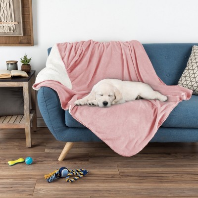 Pet Adobe Waterproof Pet Throw Blanket - 50" x 60", Pink