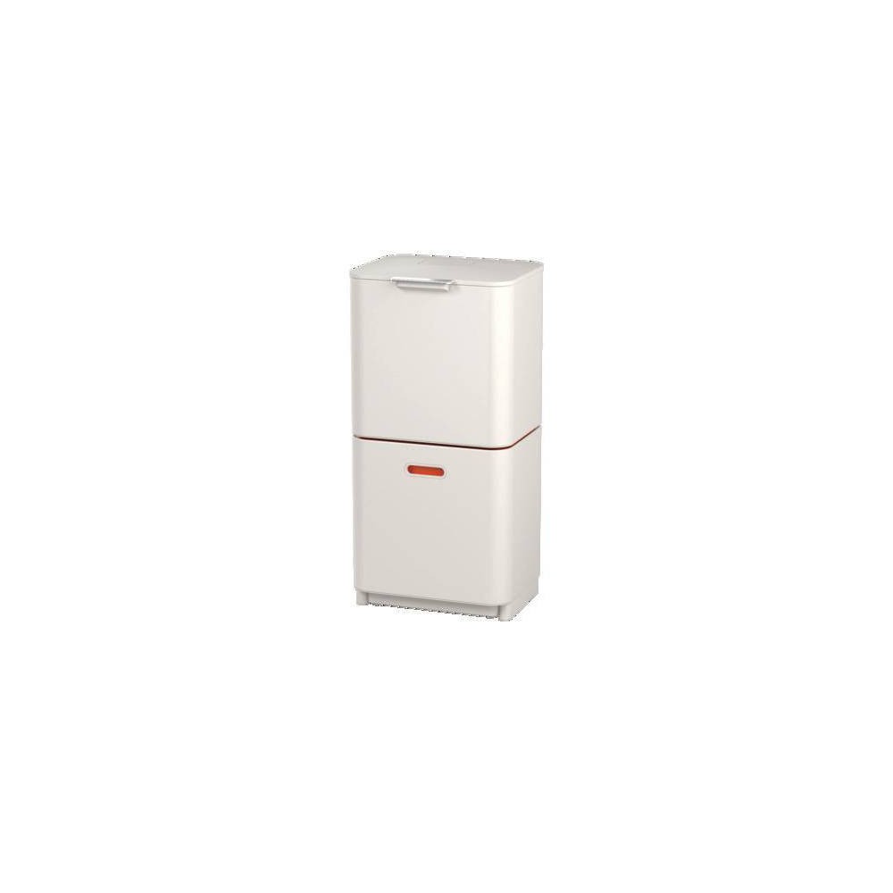 Joseph Joseph Totem 60L Dual Trash Can and Recycle Bin Stone