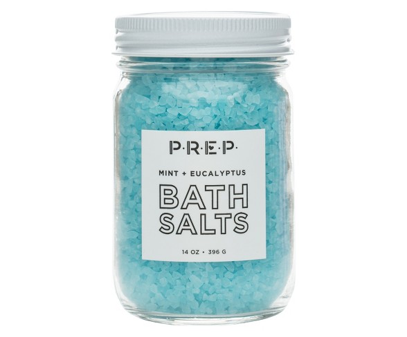 PREP Your Skin Peppermint and Eucalyptus Bath Salts - 14oz