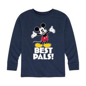 Boys' - Disney - Best Pals Mickey Long Sleeve Graphic T-Shirt - 1 of 4