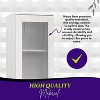 Kings Brand Furniture Romero Tall Curio Cabinet with 1 Door - 3 of 4
