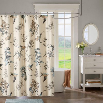 LunaLulinlk Printed Cotton Shower Curtain