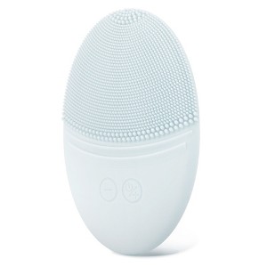 Facial Cleansing Brush Made with Soft Silicone, Waterproof Sonic Vibrating Face Brush, Inductive Charging 1 Pack+5 Speed Settings - 1 of 4