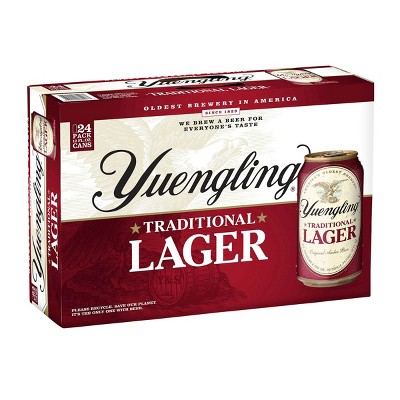 Yuengling Amber Lager Beer - 24pk/12 Fl Oz Cans : Target