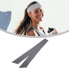Unique Bargains Adjustable Soft Sweat Wicking Tennis Tie Headband Sweatband for Men Women 2 Pcs - 2 of 4