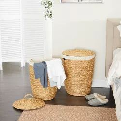 Set of 2 Sea Grass Storage Baskets Natural - Olivia & May