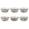 Portmeirion Botanic Garden Stacking Bowls, Set of 6, Made in England, Assorted Floral Motifs - 3 of 4